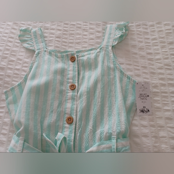 Carter's Oshkosh Striped Romper - Picture 3 of 5
